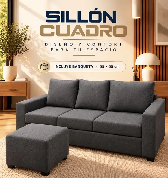 Sillón Cuadro — Sillón NUVÉ Colchones y Sommiers en Córdoba
